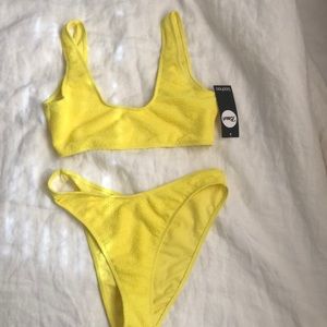 Yellow bikini